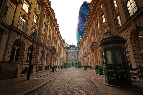 London Old & New I (The Gherkin)