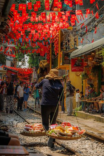 Train Street Hanoi, Vietnam