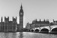 Close up of the Palace of Westminster