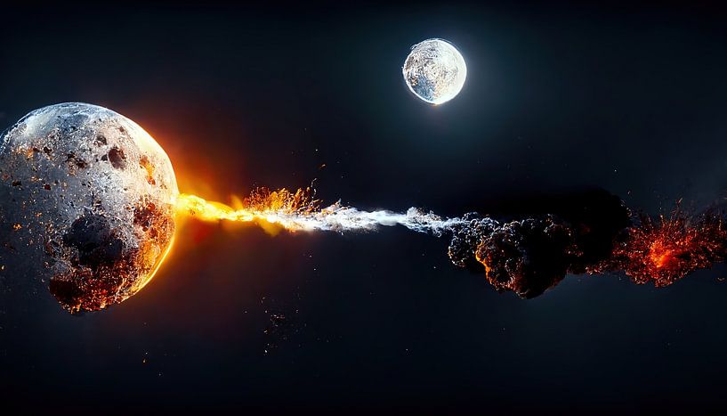 Planeet vernietiging van Denny Gruner