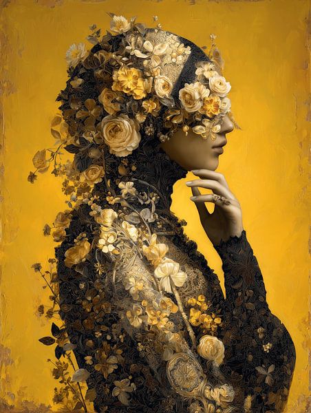 woman flowers by Flower Studio