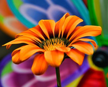 Fleur joyeuse et colorée partie 2 sur Jolanda de Jong-Jansen