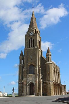 Notre Dame de Bonsecours, Dieppe, Normandië, Frankrijk van Imladris Images
