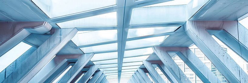 Minimalistische architectuurfotografie van Poster Art Shop