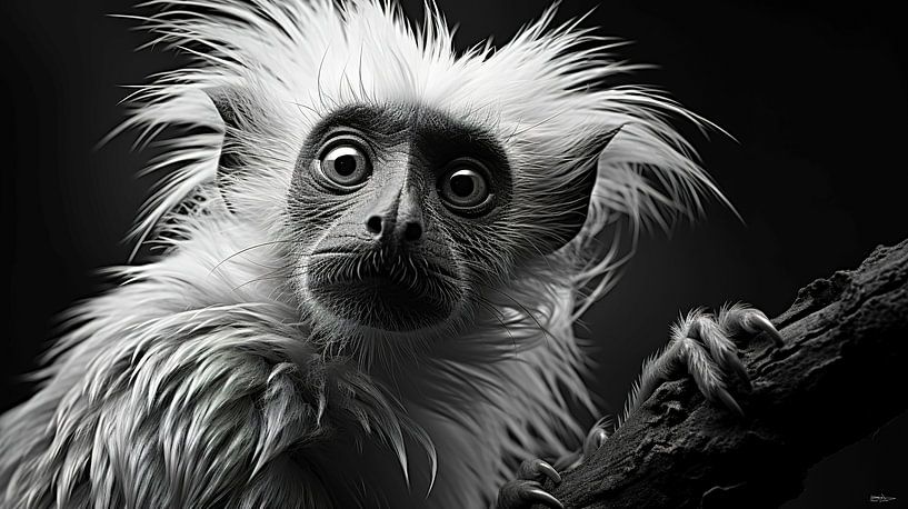 wildlife in black and white by Gelissen Artworks