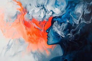 Colour play of thoughts by Poster Art Shop