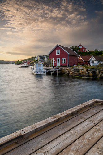 Sonnenuntergang über Flekkerøy | Kristiansand, Norwegen