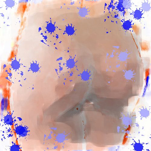 Abstract portrait women body
