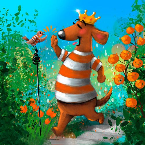 Dackel Tobie ist ein Tageskönig