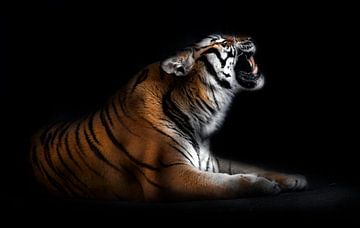 Tiger portrait, Santiago Pascual Buye by 1x