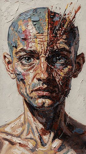 Chaotic Mind Layers Portrait