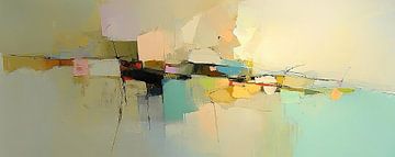 Pastell Abstrakt | Türkis Ruhig