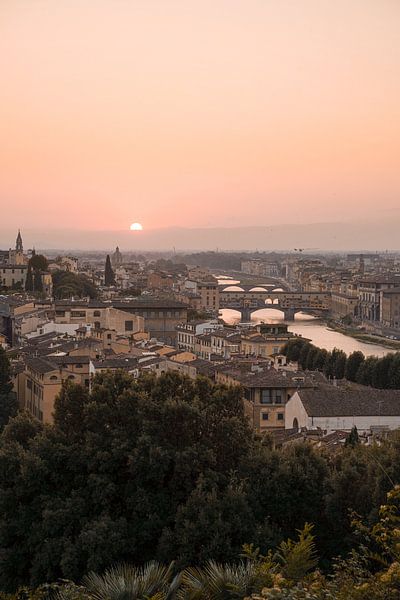 Sonnenuntergang in Florenz, Italien von Henrike Schenk