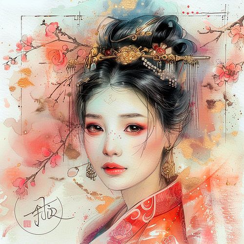Geisha, Japon sur Hetty Lamboo