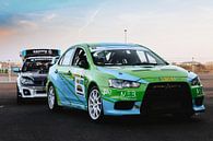 Subaru vs Mitsubishi von Richard Kortland Miniaturansicht