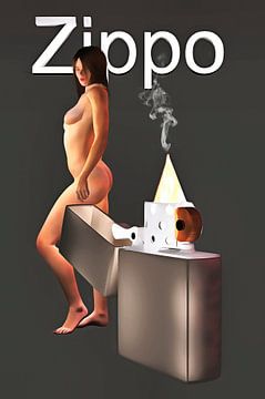 Pop Art – Zippo Feuerzeug von Jan Keteleer