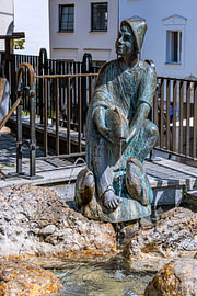 Wasserspiele in der Kemptener Altstadt von Photoart-Naegele
