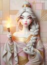 Princess with torch... by Ans Bastiaanssen thumbnail