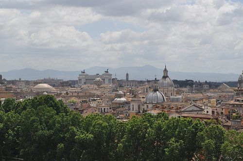 Uitzicht Rome, Italië 