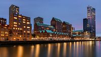 Avond in Rotterdam, Nederland van Adelheid Smitt thumbnail