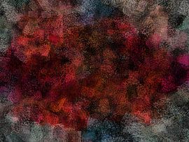 Abstract grunge in rood en blauw tinten