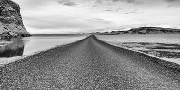 The Blue Road ... (in black white) by Hans Brinkel