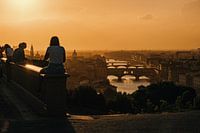 Ponte Vecchio bei Sonnenuntergang