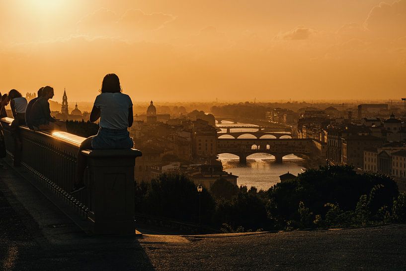 Le Ponte Vecchio au coucher du soleil par Studio Reyneveld