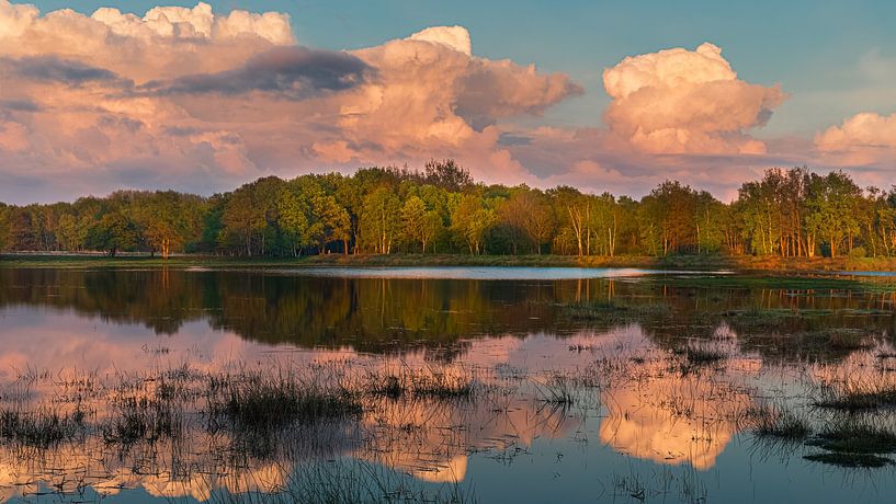 Sunset in National Park the Dwingelderveld by Henk Meijer Photography