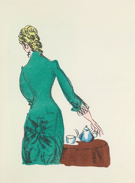 Raoul Dufy - Book of Madrigaux (Madrigals), drawing by Peter Balan