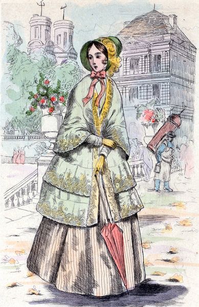 Mode 1848, Mode dans le Paris du XIXe siècle, Henri Boutet, (1851 1919) par Liszt Collection