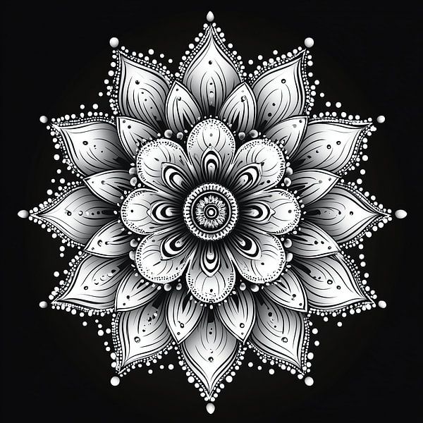 Mandala of universal unity by Niklas Maximilian