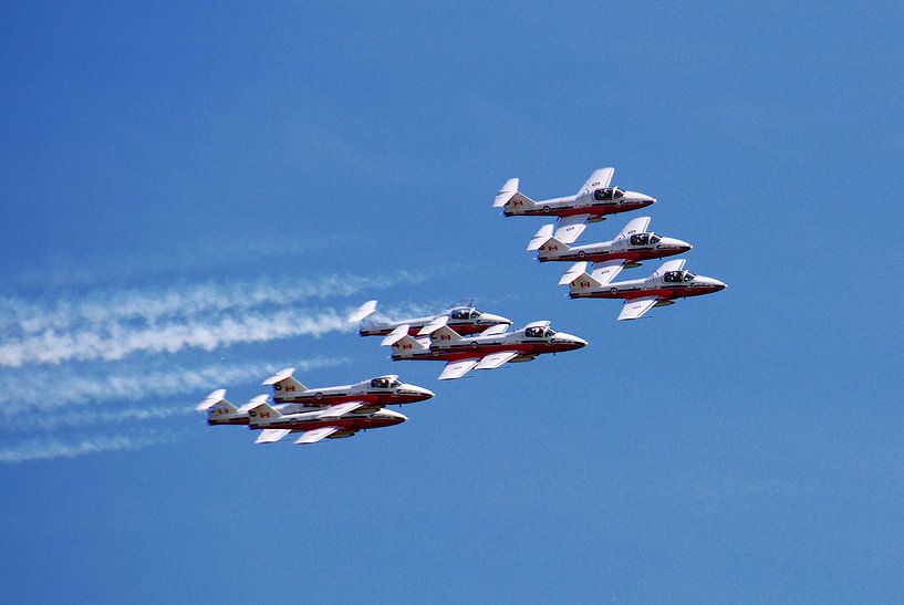 AIRSHOW  &quot;THE SNOWBIRDS&quot; AIRDRIE BC CANADA par Roelof Touw