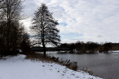A sunny winter's day on the Ems