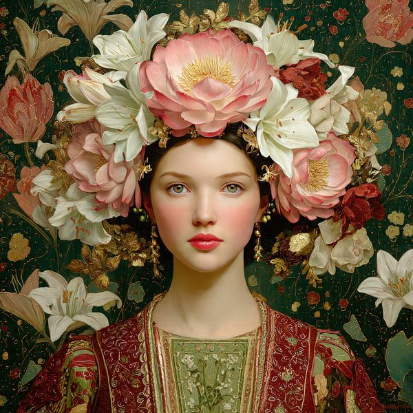 The Floral Woman by Yaya's