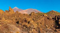 Uitzicht op Teide en Pico Viejo bij Mirador de los Poleos
