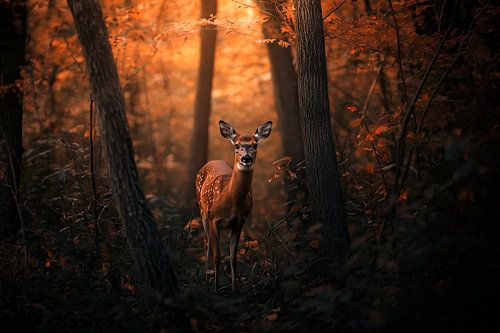 Autumnal forest magic by Poster Art Shop