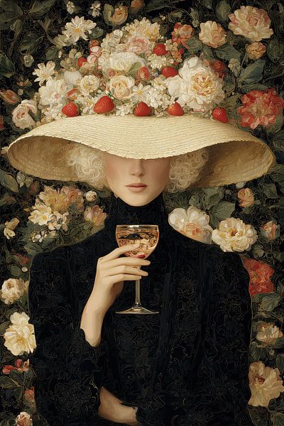 woman hat | Hat Wreath by Flower Studio