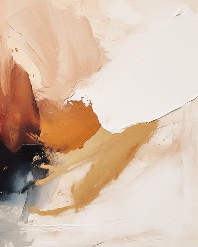 Moderne et abstrait dans les tons de terre