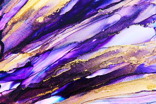 Purple flow to the moon