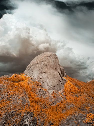 Yosemite Half Dome en infrarouge