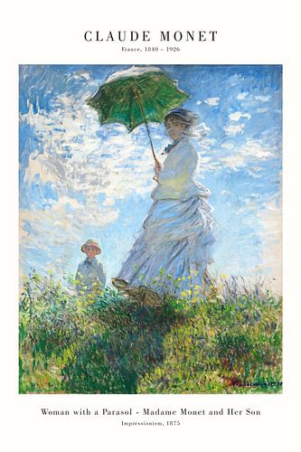 Claude Monet - Dame à l'ombrelle