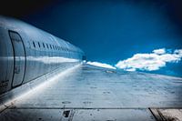 Concorde in flight in the air