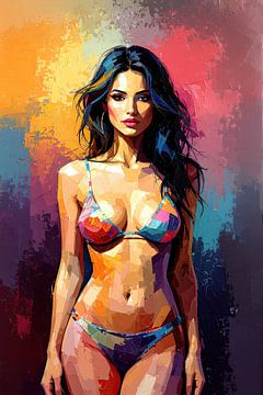 Künstlerische nackte Frau von Egon Zitter