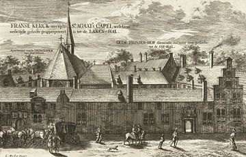 Coenraet Decker, Blick auf den Prinsenhof in Delft, 1678 - 1703