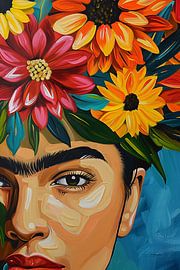 Frida Flowers by Poster Art Shop