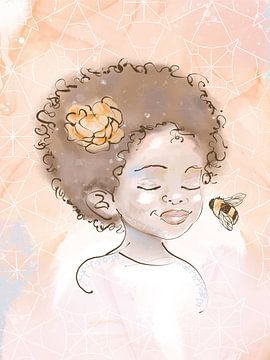 Das Mädchen und die Biene l für Kinder von YADE