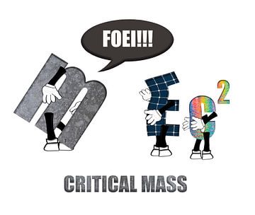 Science pun - Critical Mass. by Richard Wareham