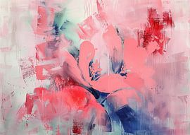 Blume abstrakte Kunst von Abstraktes Gemälde