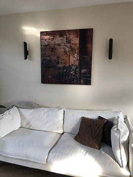 Klantfoto: Abstract werk "Wabi-sabi" van Studio Allee